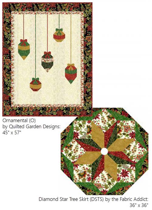 Ornamental & Diamond Star Tree Skirt by 